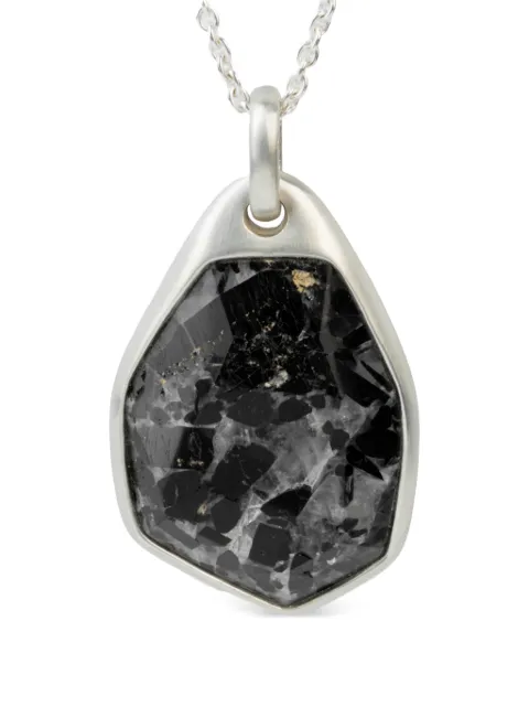 Parts of Four inclusion crystal necklace Silver K641MASCHR