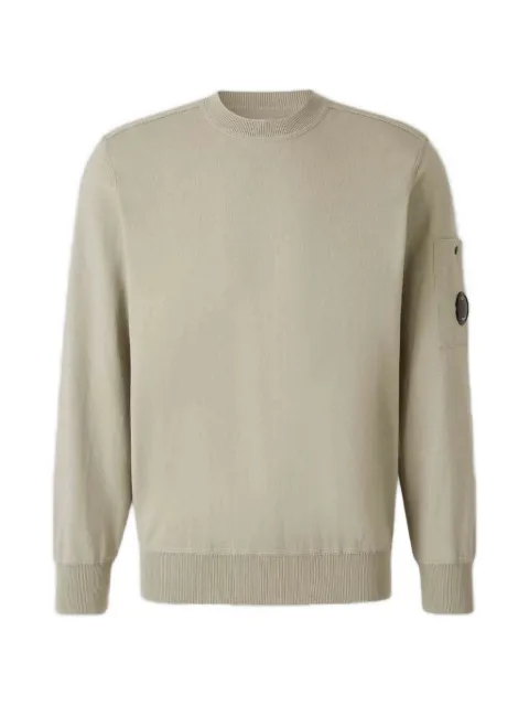 C.P. Company crew-neck cotton sweatshirt Neutrals 20CMKN102A110560A904