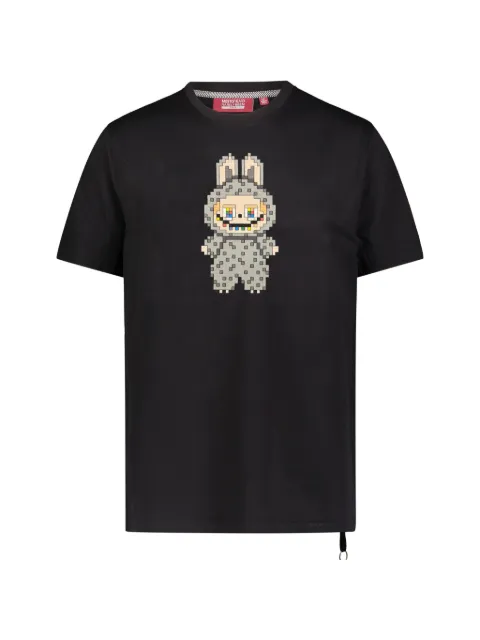 Mostly Heard Rarely Seen 8-Bit monster-print T-shirt Black MHEB02BFT20