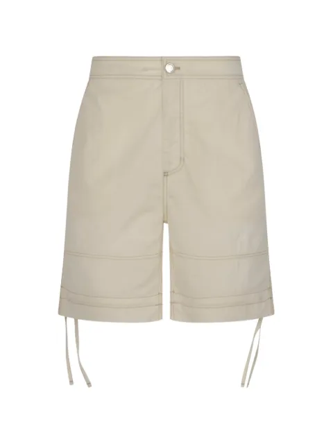AMI Paris pocket tie shorts Neutrals HSO830PA0117136
