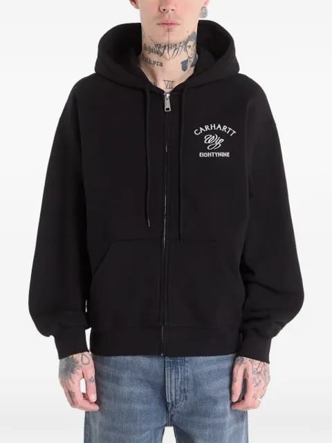 Carhartt WIP zip-up hoodie Black I03637389XX