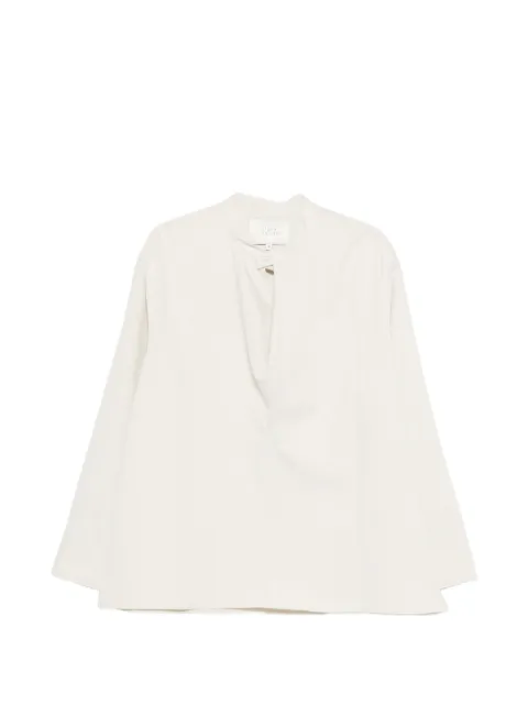 Studio Nicholson button-fastening top Neutrals SOLISSNM1490