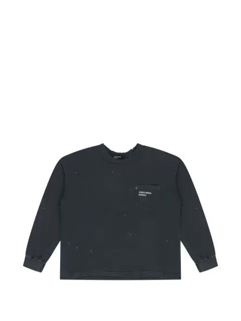 Enfants Riches Déprimés distressed long-sleeve T-shirt Black 010859