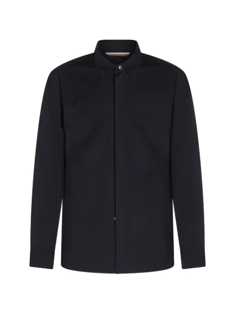 Moorer pocket shirt jacket Black MOUBO100017URU0203