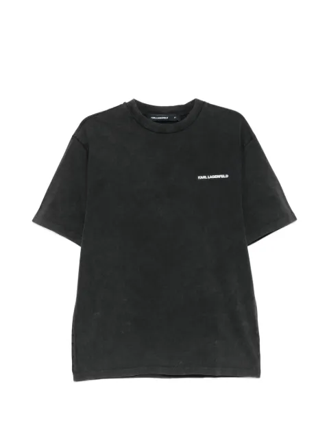 Karl Lagerfeld logo T-shirt Grey 755171562256