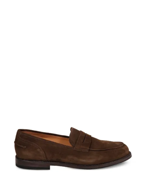 Alberto Fasciani Brian suede penny loafers Brown BRIAN57020