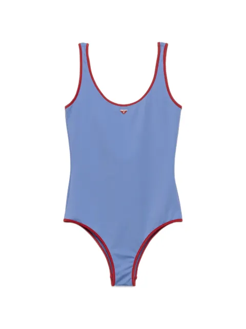 Prada jersey one-piece swimsuit Blue 70267SOOO16UL