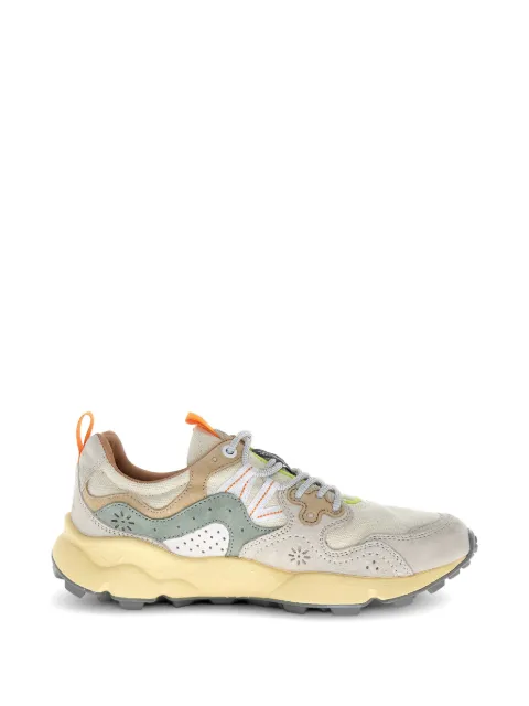 FLOWER MOUNTAIN nubuck leather sneakers Neutrals 2017818381N48