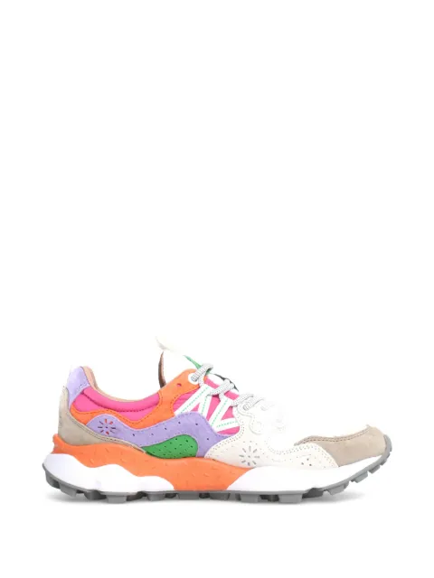 FLOWER MOUNTAIN nubuck leather sneakers Neutrals 2017817011N21
