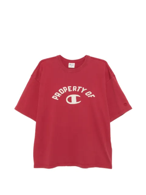 Champion logo-detail short-sleeve T-shirt Red 222338