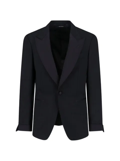 TOM FORD single-brested blazer Black JEEPG1WES01