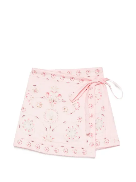 Agua By Agua Bendita Luna Playa Pareo Mini Pink 22002