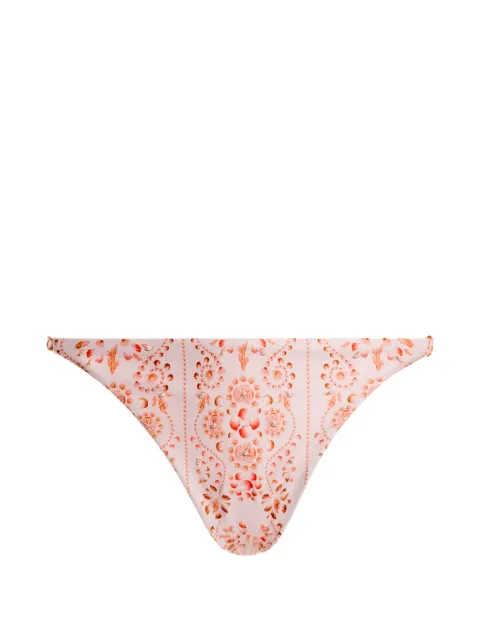 Agua By Agua Bendita Palmira floral-print bikini bottoms White 22004