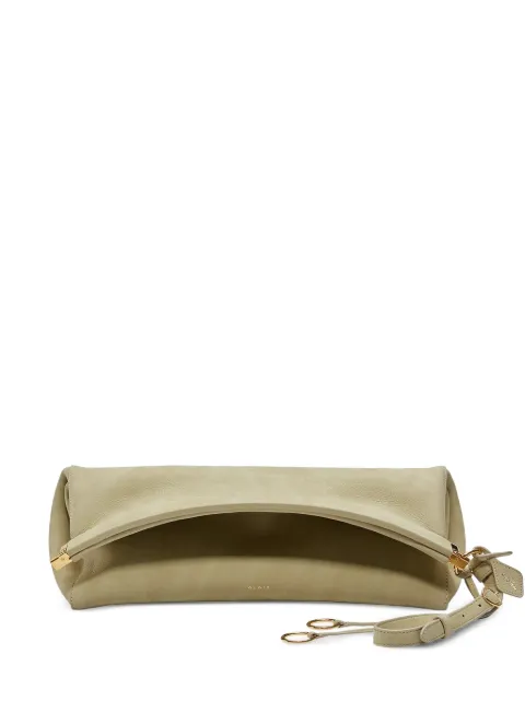 Alaïa le click clutch 42 in nubuck Green AA1L4008CA214