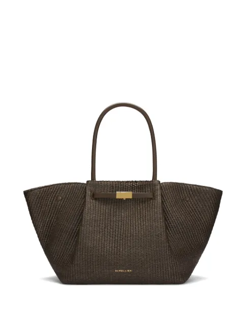 DeMellier New York raffia tote bag Brown D90CHSMX250