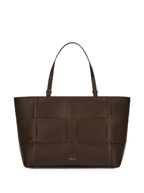 DeMellier Florence woven-leather tote bag Brown D123FGM29
