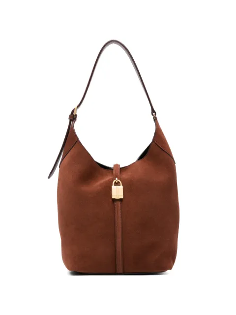 DeMellier Browns x DeMellier Siena suede bucket bag Brown D117SGB1