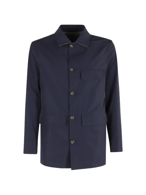 Kired reversible flap-pocket jacket Blue WNURE098