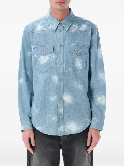 MARANT pocket denim shirt Blue CH0306HAD1H01H
