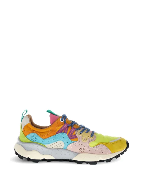 FLOWER MOUNTAIN nubuck leather sneakers Orange 2017817011G83