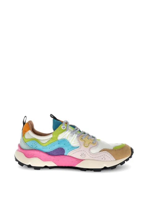 FLOWER MOUNTAIN nubuck leather sneakers Neutrals 2017818011M11