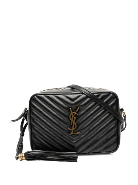 Saint Laurent Pre-Owned 2019 Matelasse Leather Monogram Lou Camera Bag crossbody bag Black 6TG9PC7Q1L3S8Q0Q