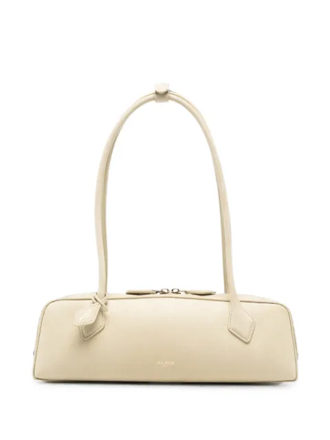 Alaïa medium Le Teckel nubuck shoulder bag Neutrals AA1S06033CA214