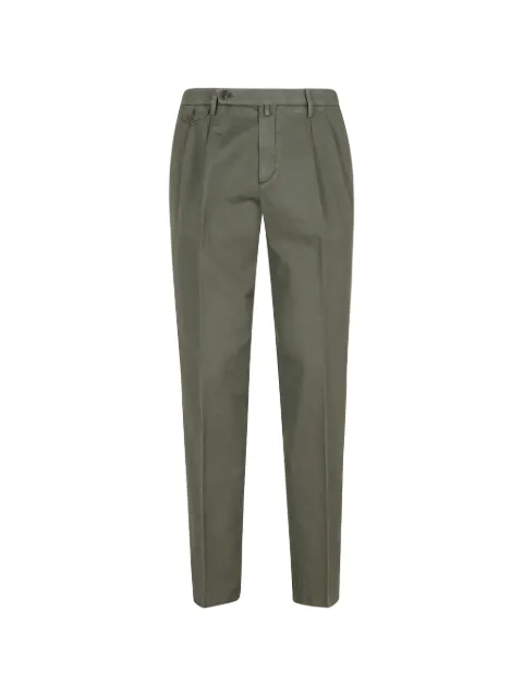 Briglia 1949 button-fastening pleated trousers Green BG02300059098