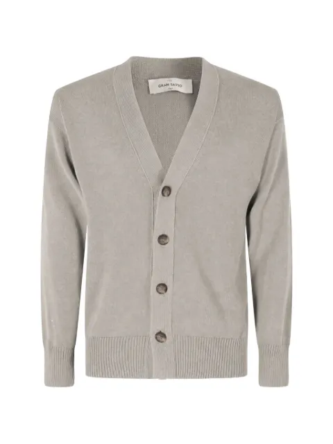 Gran Sasso fine-knit cardigan Grey 2318818051