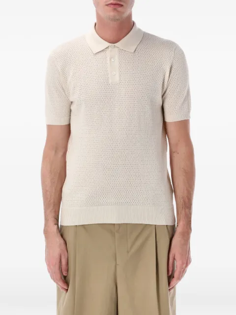 Roberto Collina button closure polo shirt Neutrals 261MYA132243