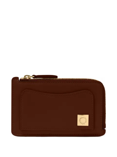 Stella McCartney Ryder zip cardholder Brown 7P0082WP0631