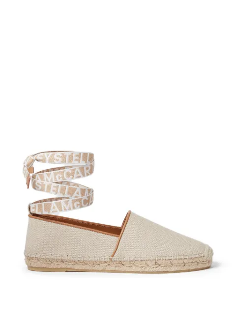 Stella McCartney Gaia flat espadrilles Neutrals 810669E00283