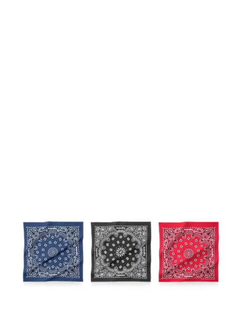 Supreme Hav-A-Hank bandanas (set of three) Blue SU26992