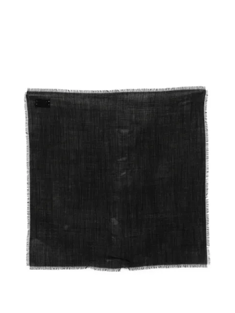 Rier frayed-edge scarf Black AXS40WVG