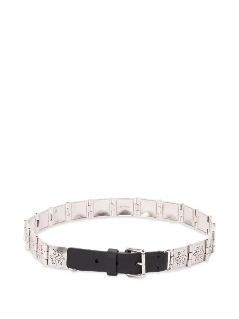 ETRO engraved-detail belt Silver WP3B0086AM08