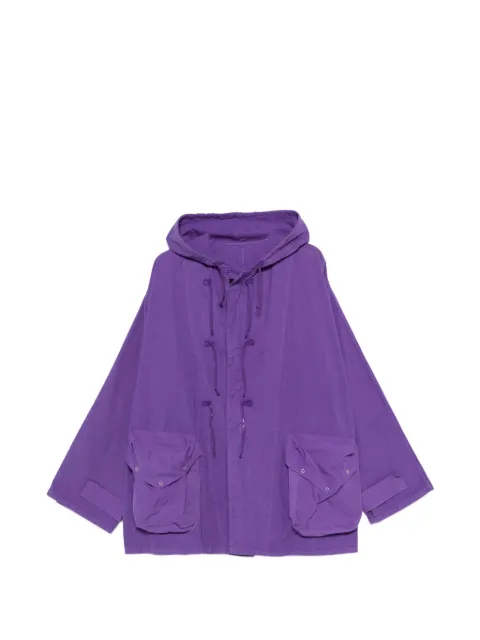 A.N.G.E.L.O. Vintage Upcycling hooded coat Purple AU450ARQ
