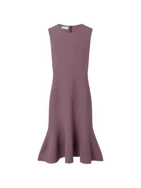 Stella McCartney compact knit peplum dress Purple 6K11913S2650