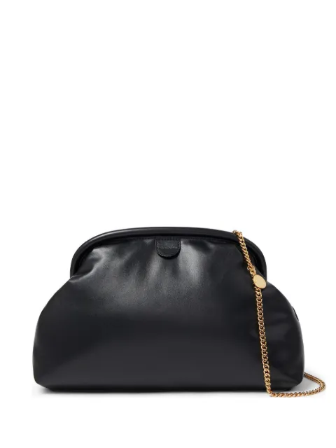 Stella McCartney Falabella padded soft clutch Black 7B0189WP0695