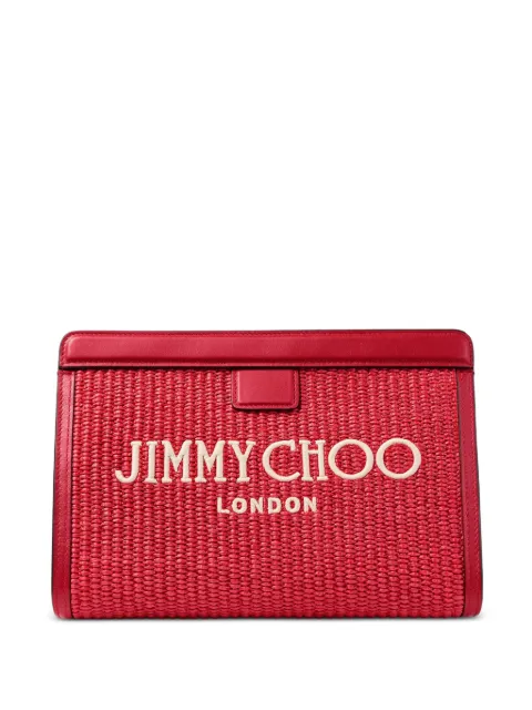 Jimmy Choo Avenue London pouch Red AVENUEPOUCHJYC