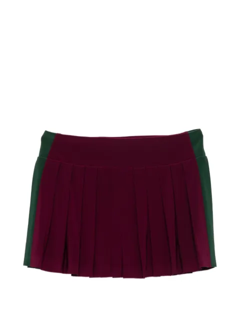 Norma Kamali pleated mini skirt Purple KK425SPLS77