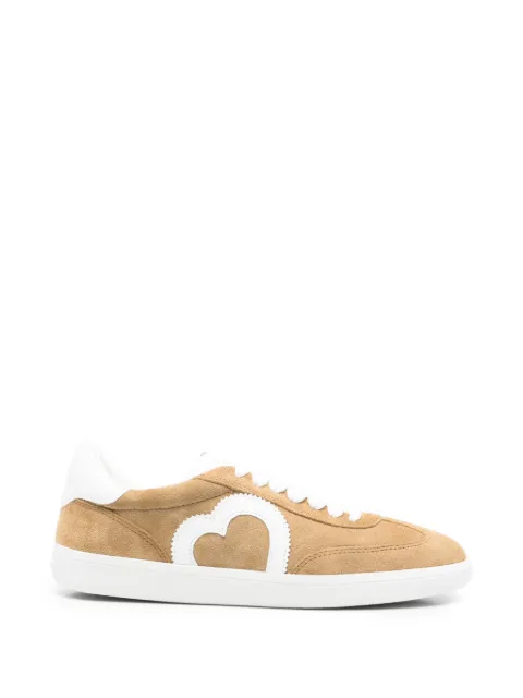 Love Moschino heart-appliqué sneakers Neutrals JA15112G1OIG0