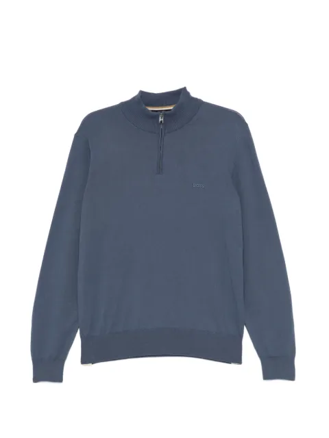 BOSS half-zip jumper Blue 50516914