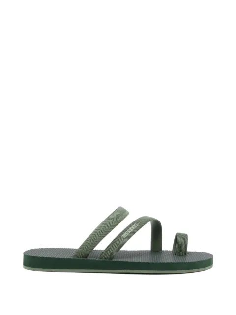 Danward toe-strap flat sandals Green DWYUKI2
