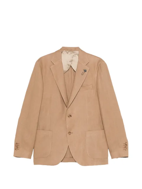 Lardini single-breasted blazer Brown CN528AECN64404