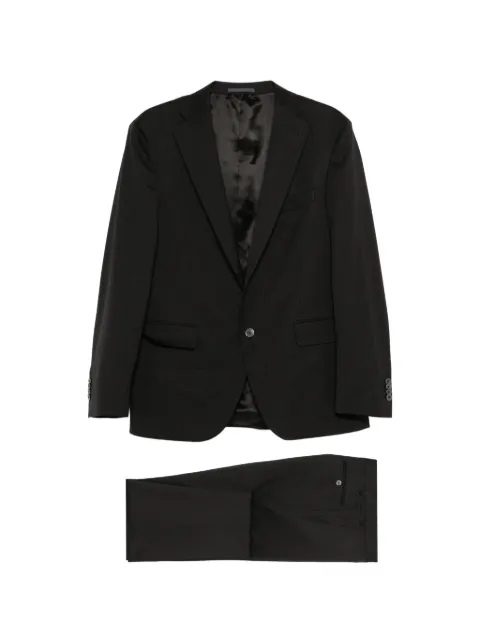 Cenere GB single-breasted suit Black GA86JK00031302