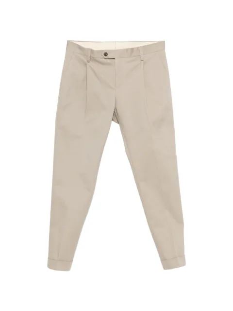 Cenere GB pleated cuffed trousers Neutrals DENVERPA101P95
