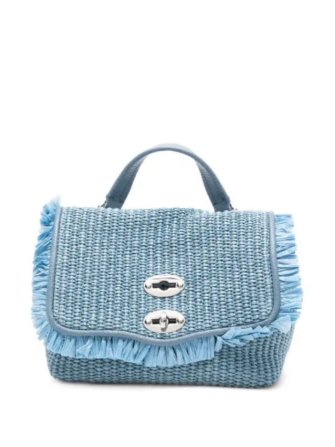 Zanellato baby Postina fringed tote bag Blue 070810BABYVIMINIZ0532
