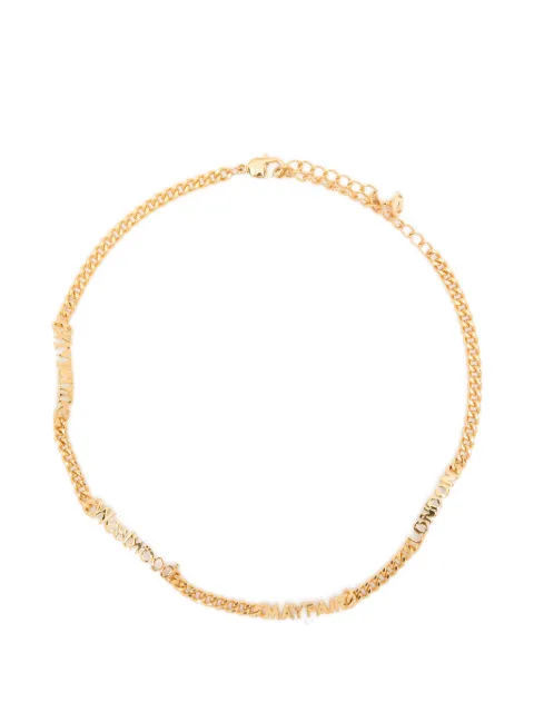 Vivienne Westwood Milicent lettering necklace Gold 6303003W02