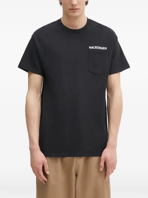 WACKO MARIA x Keith Haring graphic-print pocket T-shirt Black KHWMTEE01