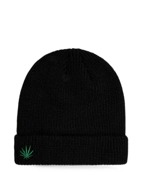 WACKO MARIA embroidered beanie Black HIGHTIMESWMCP04